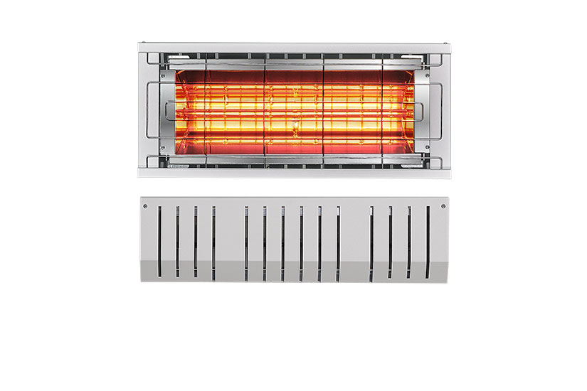 RADIANT INFRARED HEATER WITH A SHORTWAVE