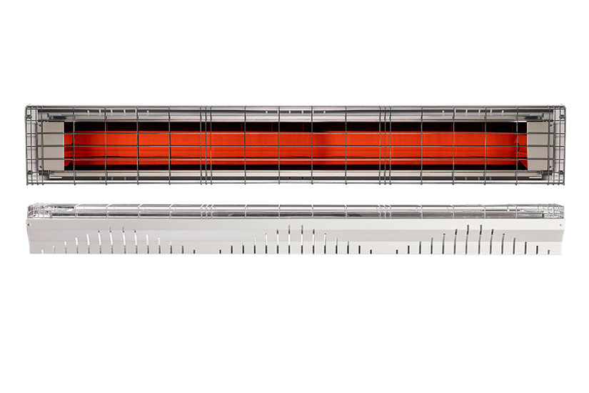 RADIANT INFRARED HEATER WITH A FAST MEDIUM-WAVE