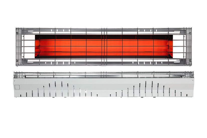 RADIANT INFRARED HEATER WITH A FAST MEDIUM-WAVE