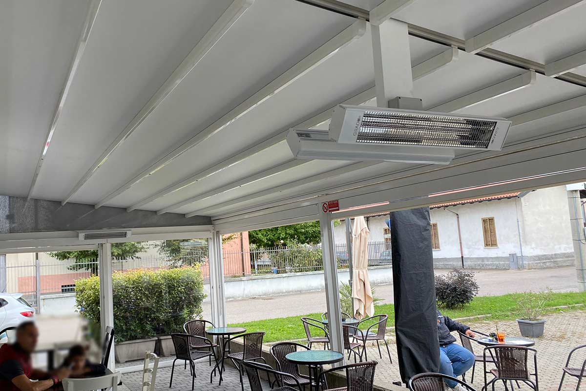 Riscaldamento Pergola struttura ricettiva